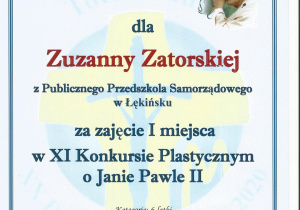 Dyplom Zuzi
